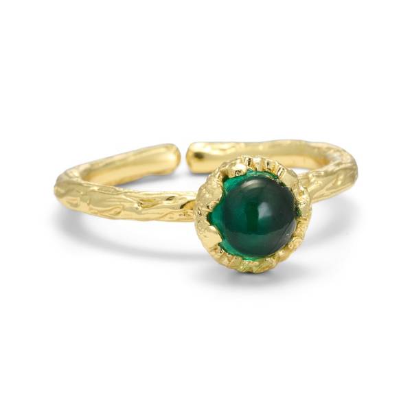 Billede af PURE Foil Ring Green