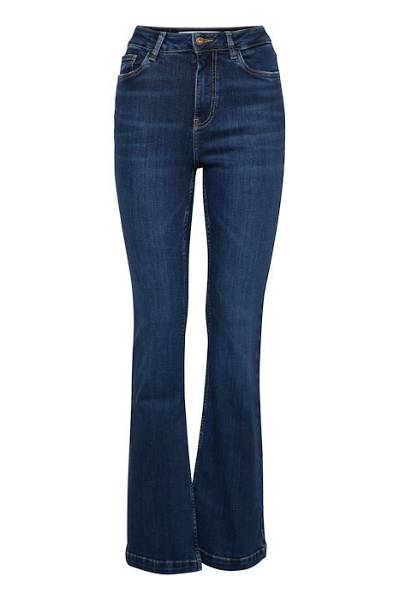 Billede af Pulz Becca Bootcut Dark Blue