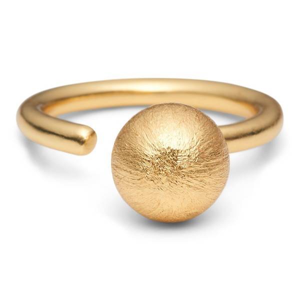 Billede af Pure Ring Guld m. kugle 10 mm
