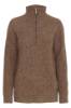 Billede af Pulz Astra Knit Zipper Tobacco