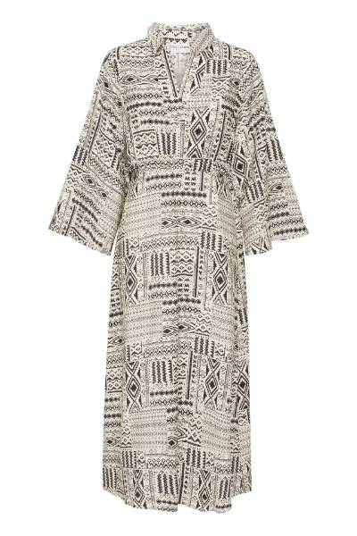 Billede af Pulz Esme Dress Blk/ Creme 50209168
