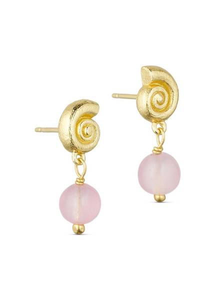 Billede af Pure Earrings Gold  Pearl
