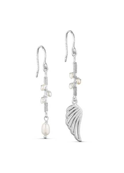 Billede af Pure Earrings Wings Silver