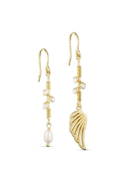 Billede af Pure Earrings Wings Gold