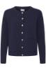 Billede af Pulz Sara  Cardigan Navy Guld knap