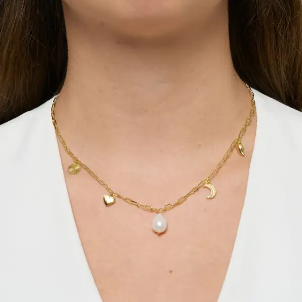 Billede af  Luna Necklace W-Pendants 