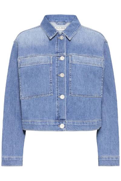 Billede af Pulz Jakke Zanni Medium Blue Denim