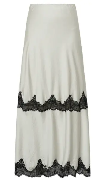 Billede af Gossia Judie Skirt Creme/sort