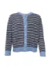 Billede af Black Colour Dell Stripe Cardigan Blå