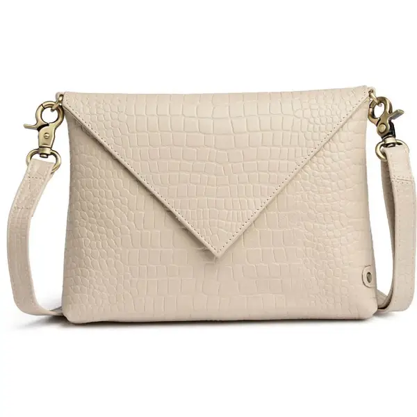 Billede af Depeche Fashion Clutch Sand croco