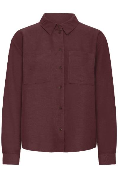 Billede af Fransa Gala Shirt Fudge red