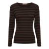 Billede af Marta Begonia Tee LS Black/moro