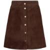 Billede af Gossia Lara Skirt Brown Suede
