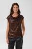 Billede af Culture Nynna Top Brown Pailliet