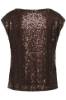 Billede af Culture Nynna Top Brown Pailliet